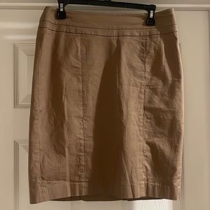 Ann Taylor - LOFT khaki skirt